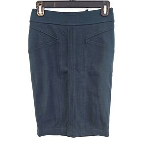BCBG Max Azria Size XS Teal Pencil Skirt